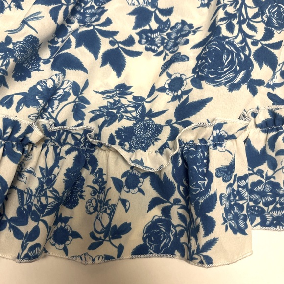 ❤️ FREE with any purchase 🙏🏽 Shein 💙🩵 Ruffle Hem Skirt Floral Pattern - Picture 4 of 15